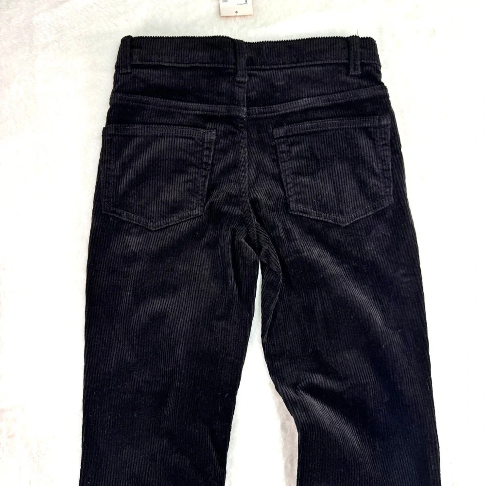 NWT Gymboree Black Corduroy Pants Boys Size 8 Unisex Cotton